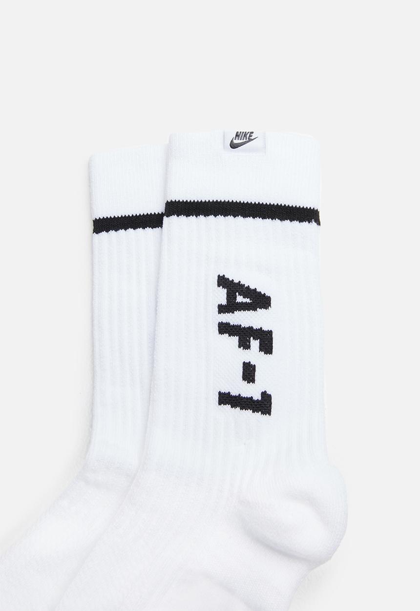Nike - Sneaker sox 2 pack - white & black