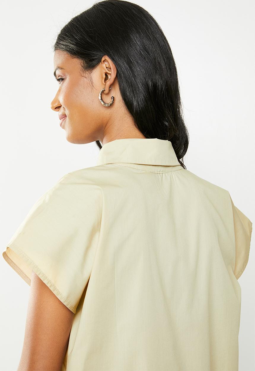 Superbalist - Mini shirt dress - beige
