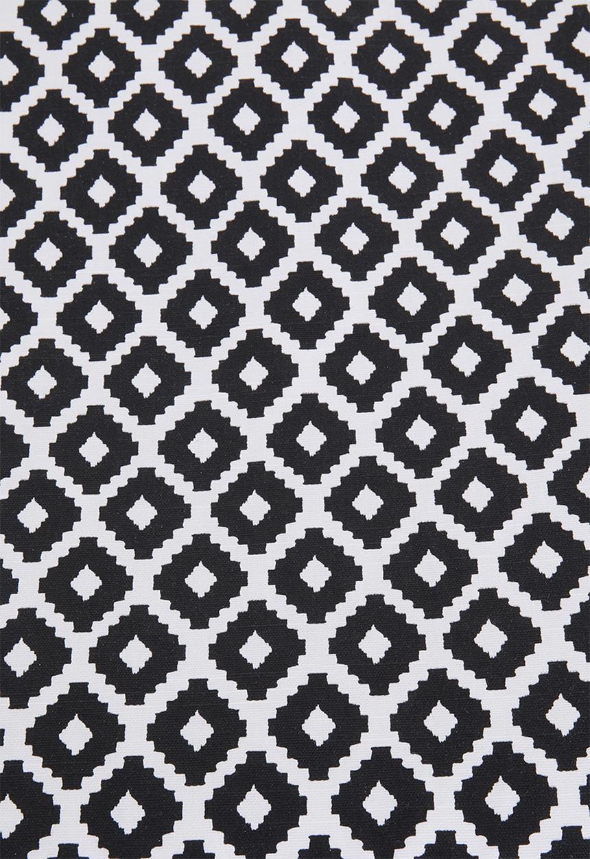 Sixth Floor - Outdoor floor cushion - black geo