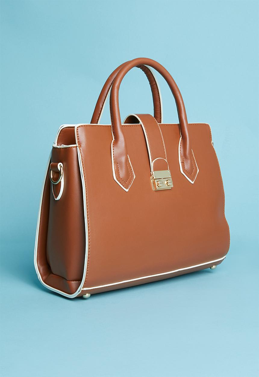 Superbalist - Contrast binding detail bag - tan