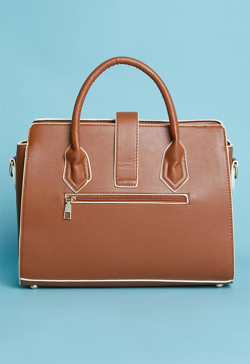 Superbalist - Contrast binding detail bag - tan