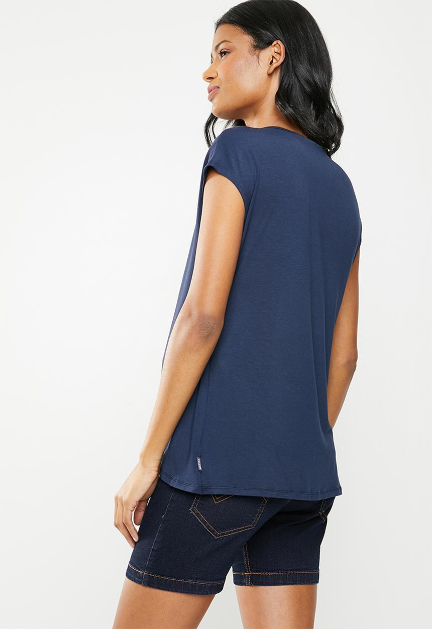 Cherry Melon - Overlay feeding top - navy