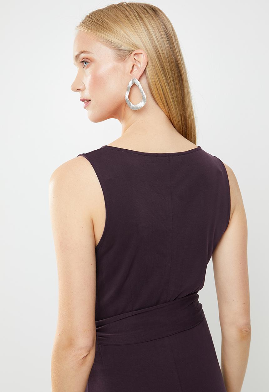 MANGO - Bow modal dress - purple