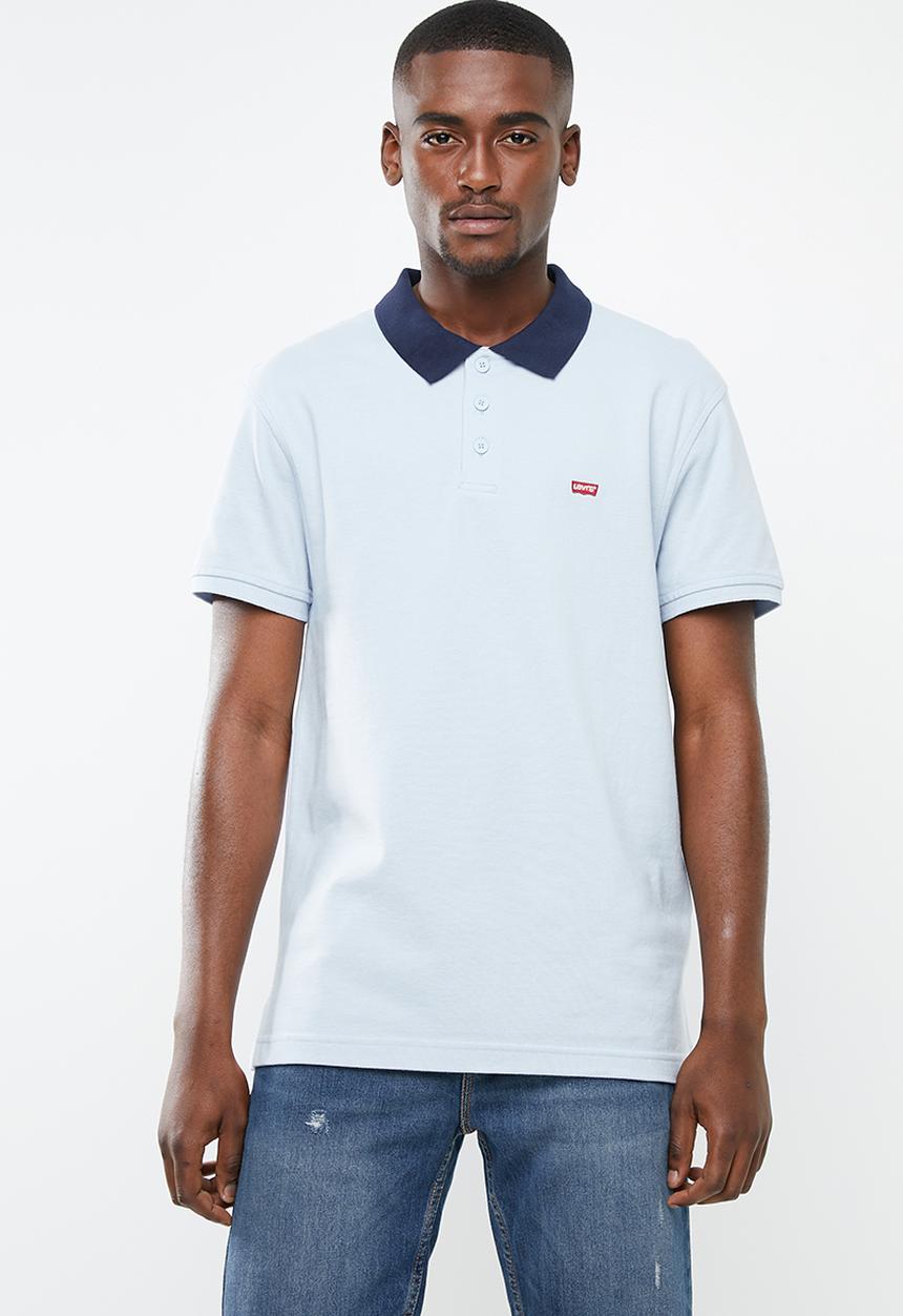 Levi’s® - Standard polo with contrast collar - blue