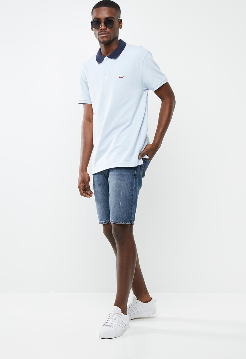 Levi’s® - Standard polo with contrast collar - blue