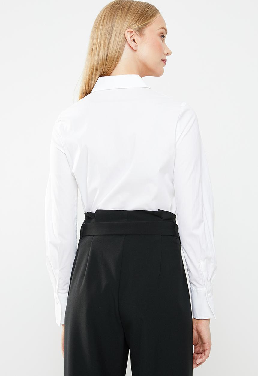 MANGO - Tailored shirt - white