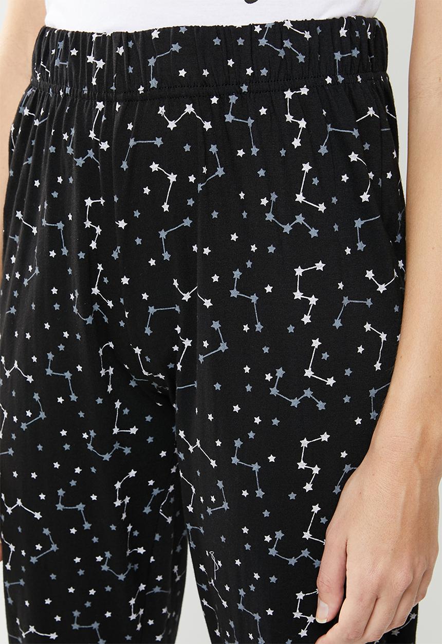Brave Soul - Destiny top and bottom set - black & white