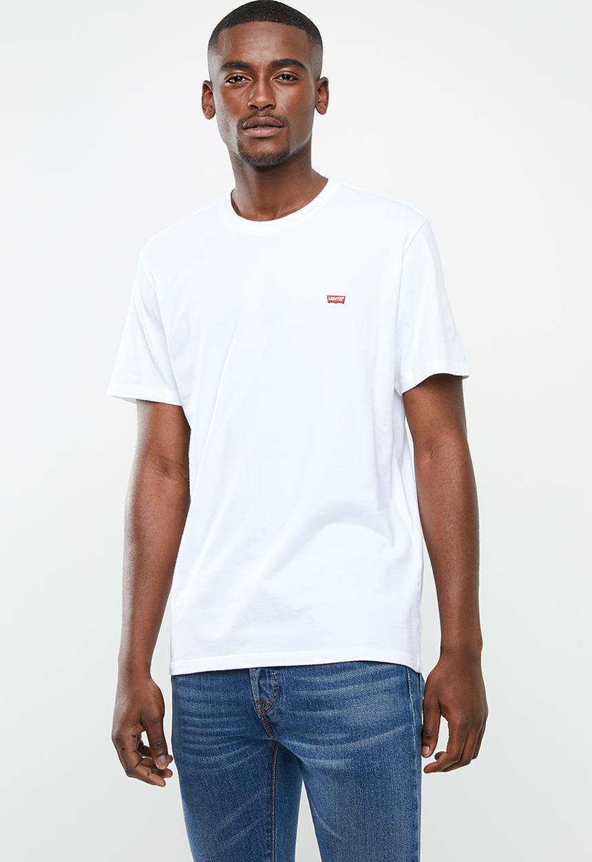 Levi’s® - Short sleeve original hm cotton patch tee - white 