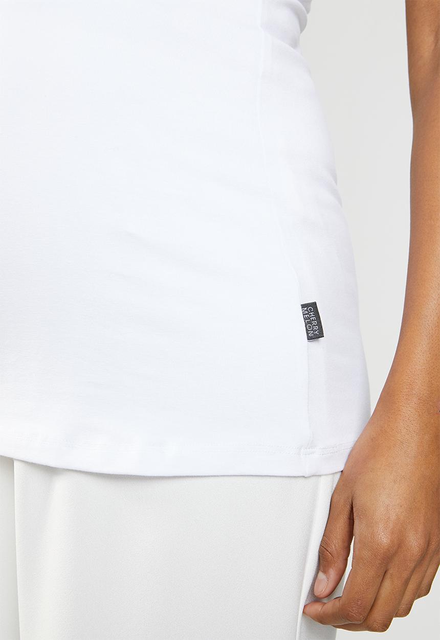 Cherry Melon - Basic feeding cami - white