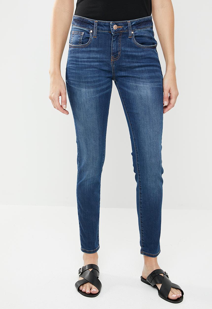 GUESS - Guess mid wash skinny jeans - blue