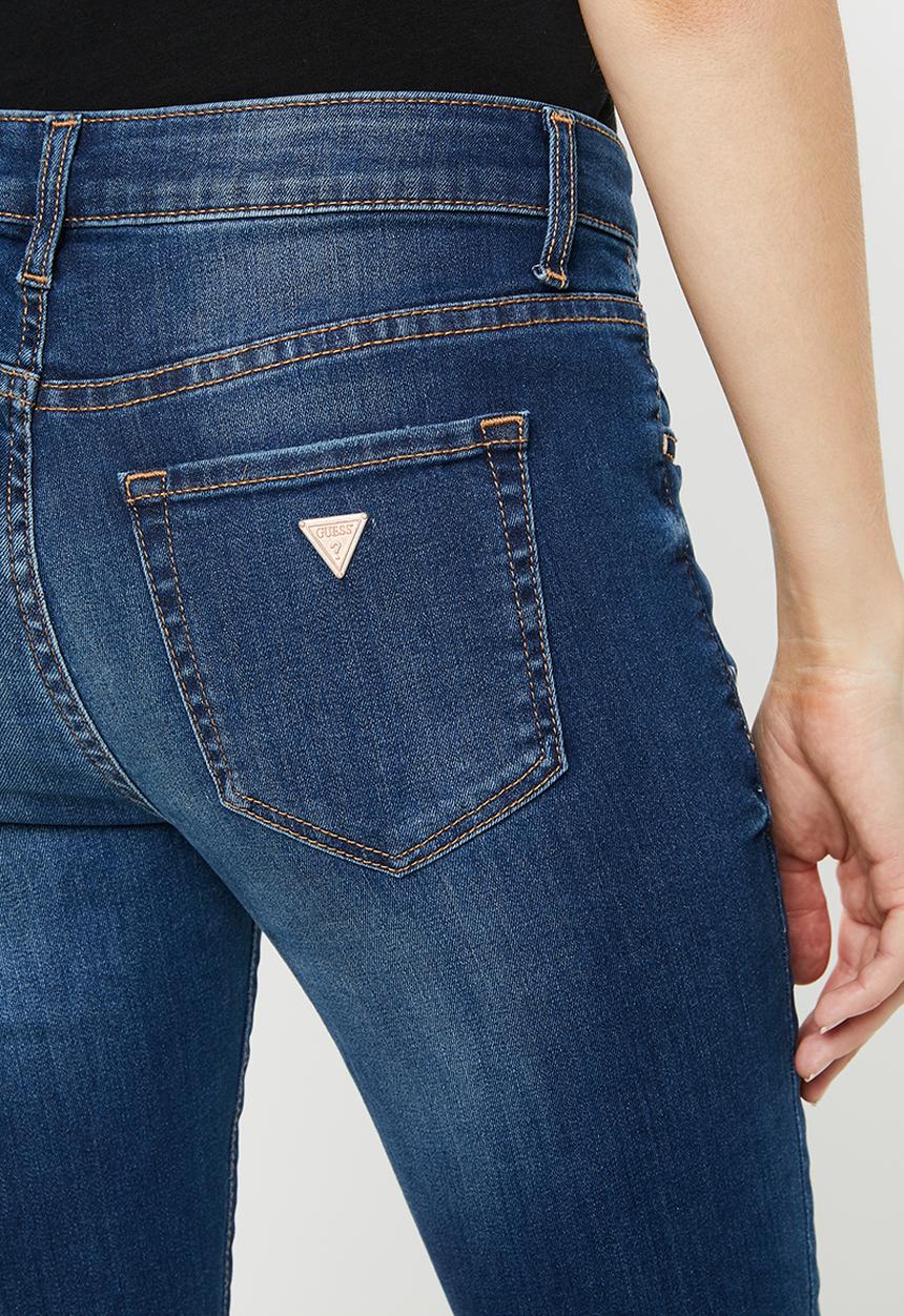 GUESS - Guess mid wash skinny jeans - blue