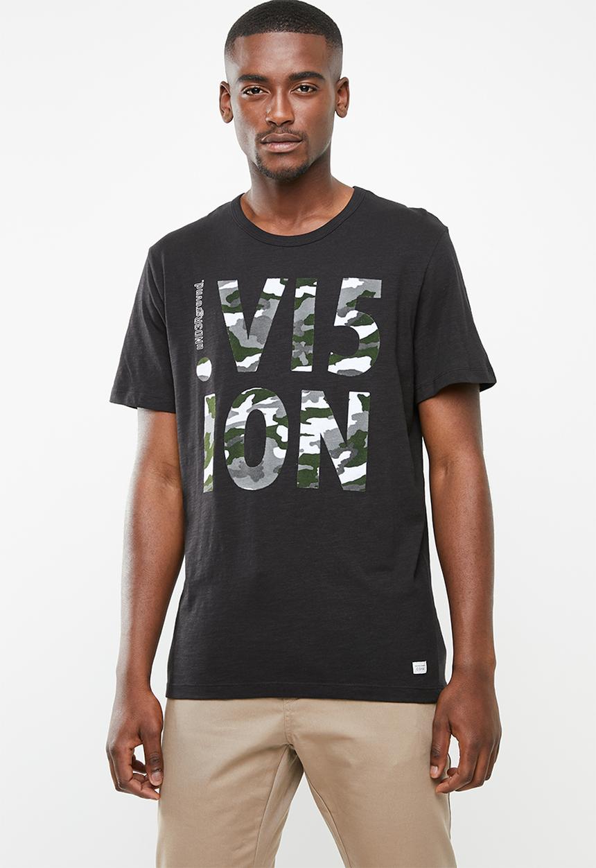 Jack & Jones - Fill short sleeve T-shirt- black