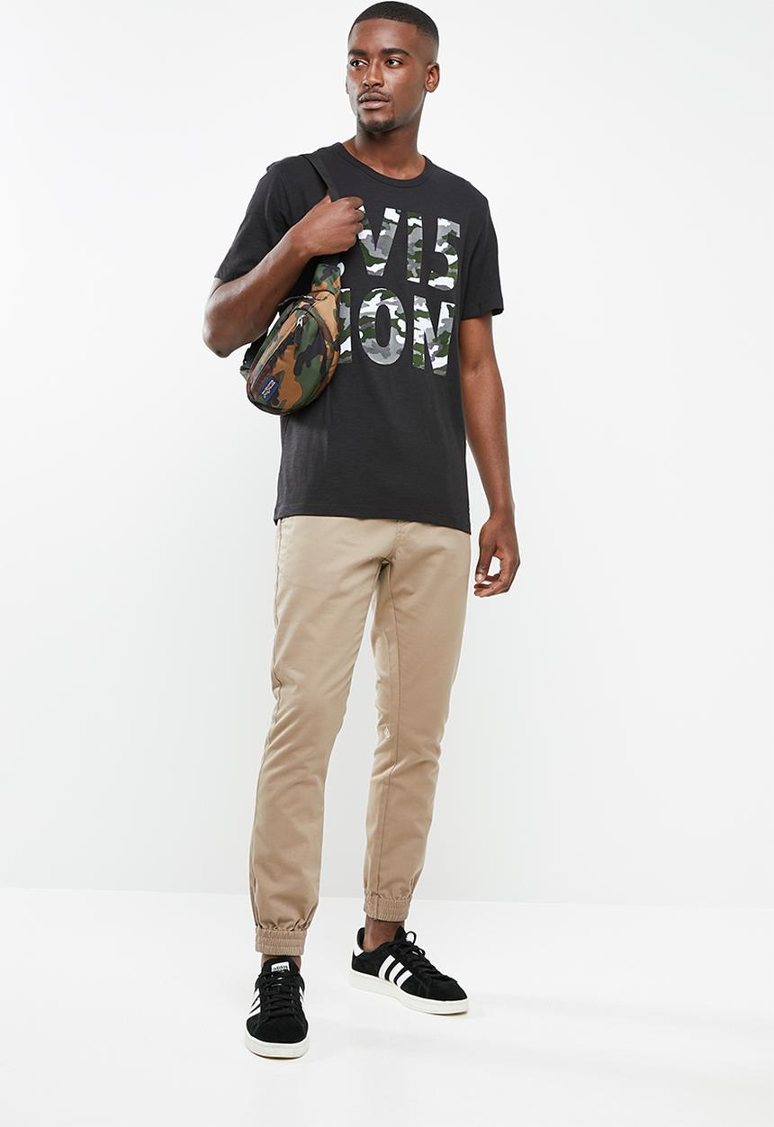 Jack & Jones - Fill short sleeve T-shirt- black