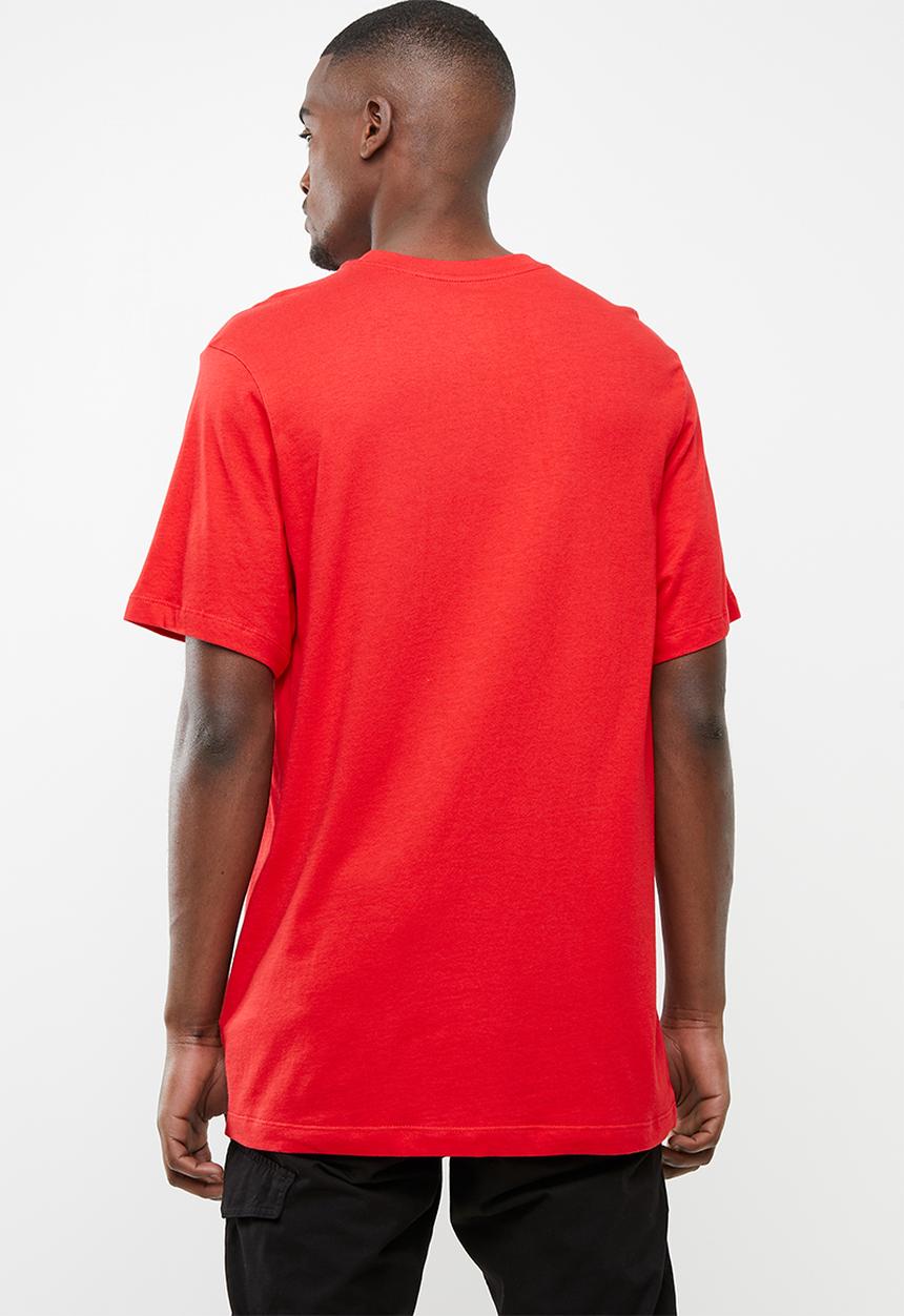 Nike - NSW Nike Air 1 short sleeve tee - red & black
