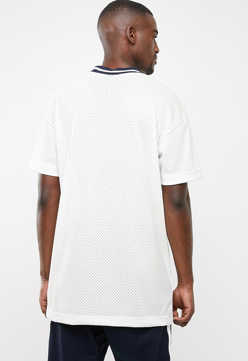 Nike - NSW mesh GX short sleeve top - white 