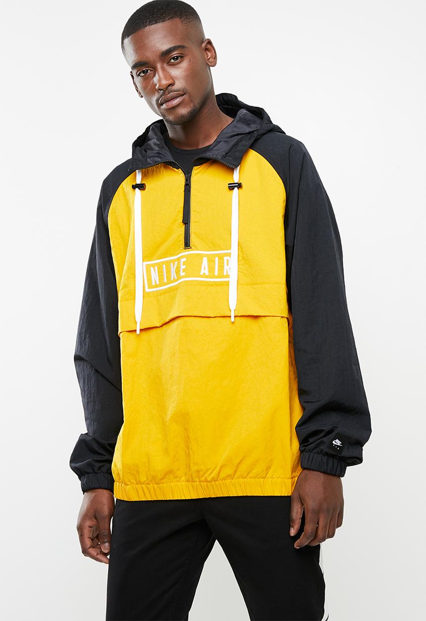 Nike - NSW Nike Air jacket - black & yellow 