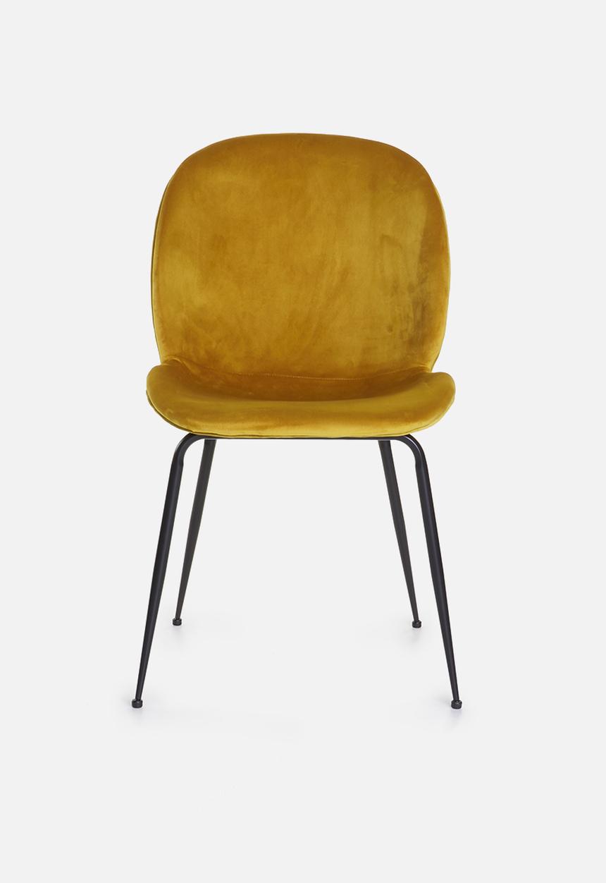 Sixth Floor - Rona chair - mustard