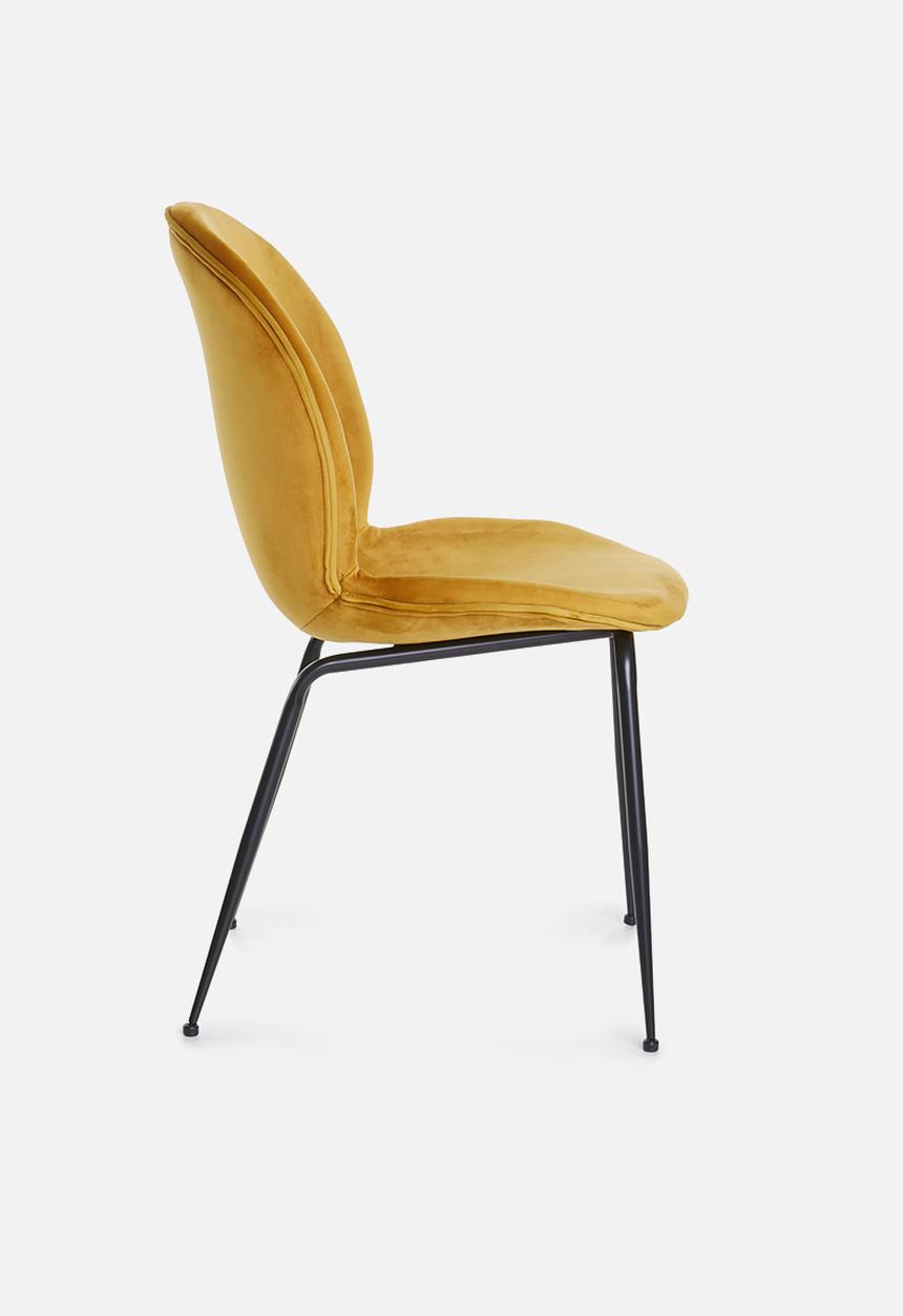 Sixth Floor - Rona chair - mustard