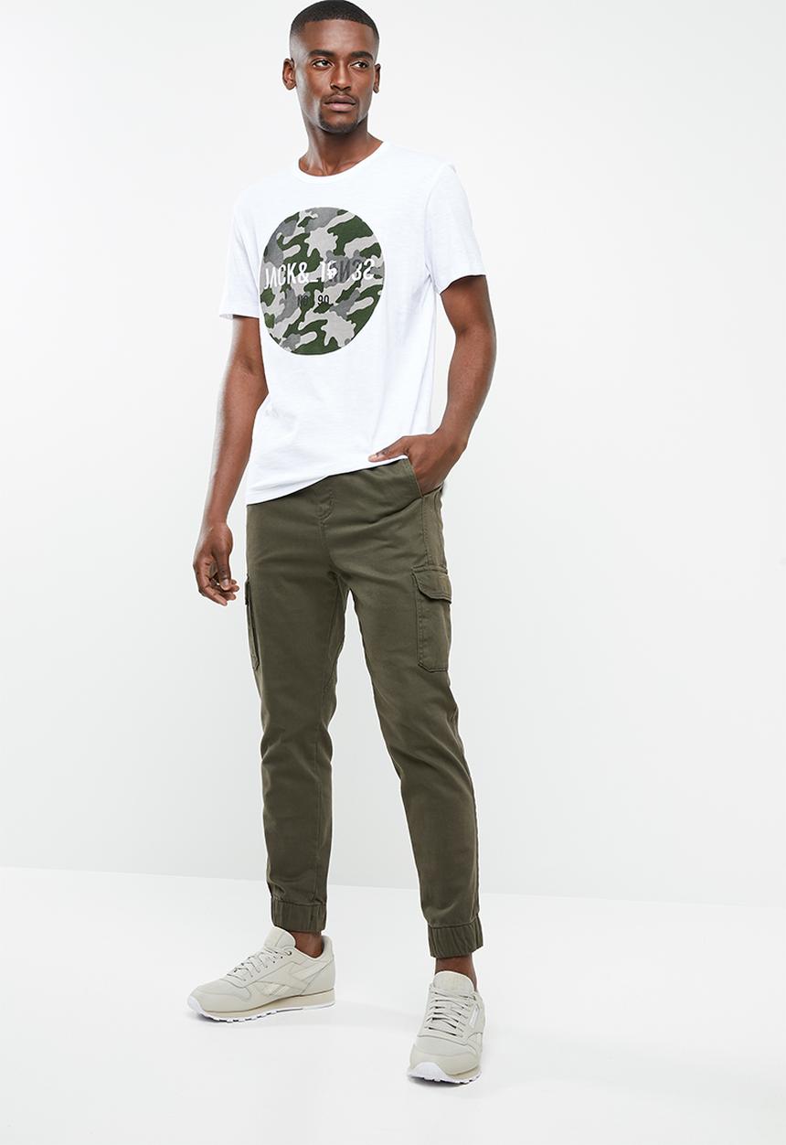 Jack & Jones - Fill short sleeve T-shirt - white