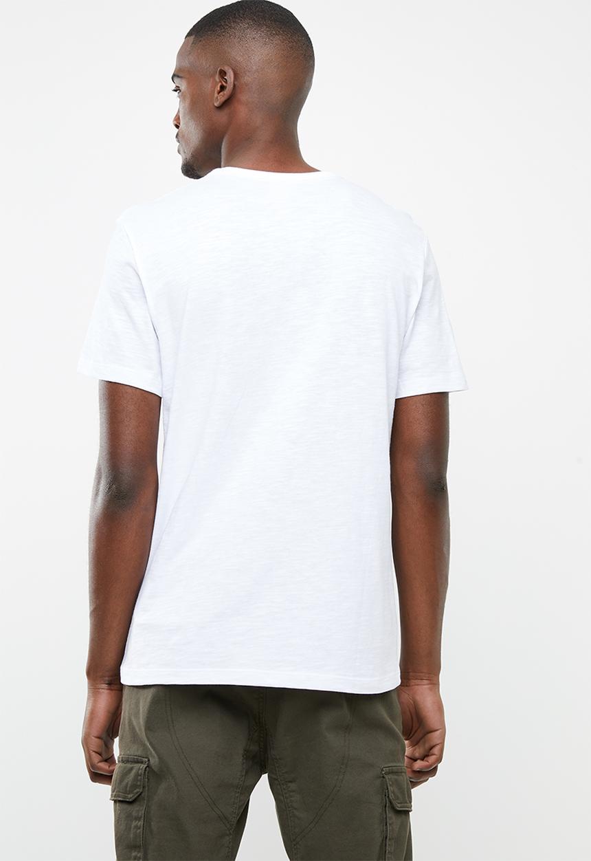 Jack & Jones - Fill short sleeve T-shirt - white