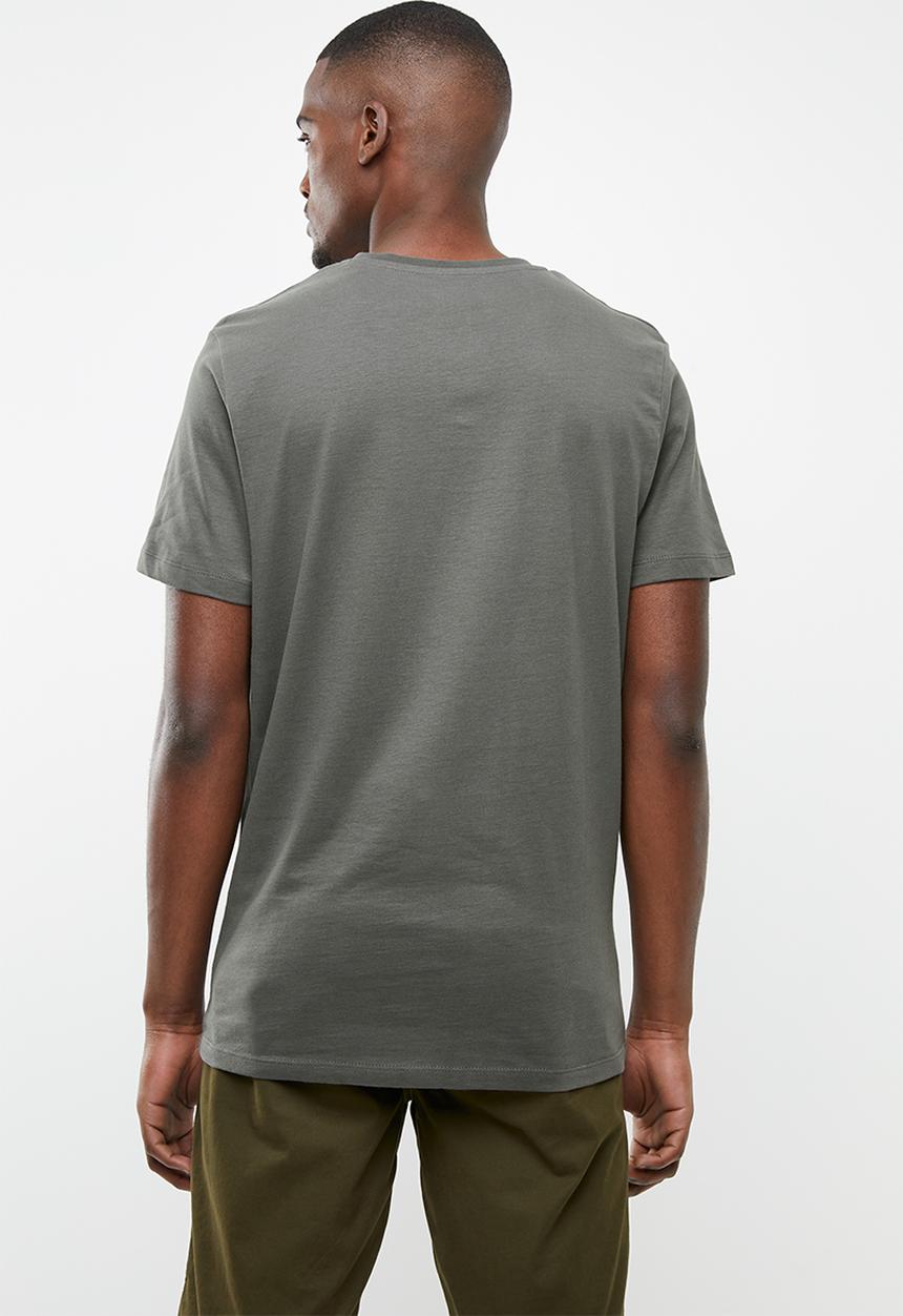 Jack & Jones - Goldie short sleeve crew neck T-shirt - grey