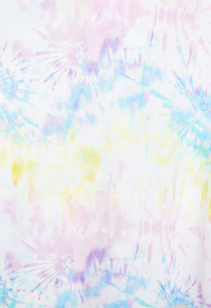 Superbalist - Pastel tie-dye shell blouse - multi