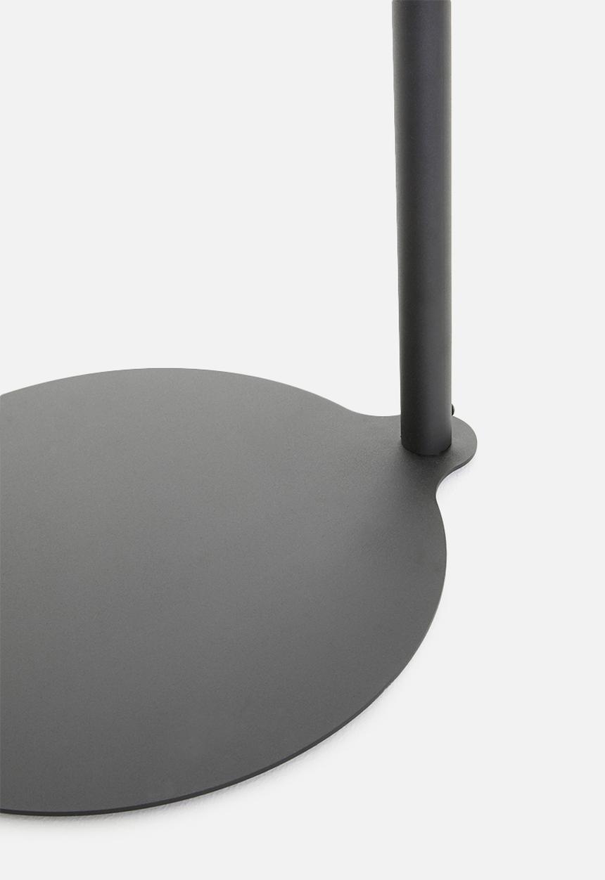 Emerging Creatives - Gravity standing lamp - black with grey shade