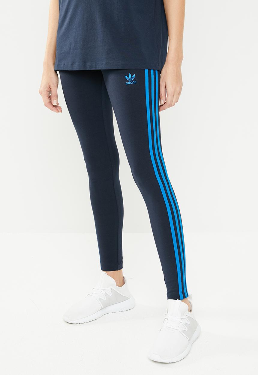 adidas Originals - 3 stripes tights - navy