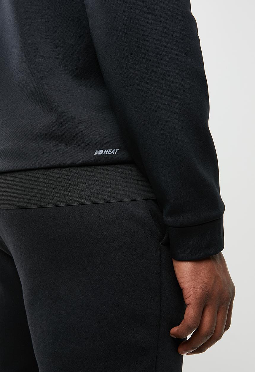 New Balance  - Tenacity full zip fleece top - black