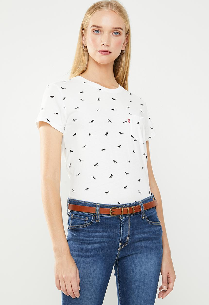 Levi’s® - The perfect crew wild horses - white