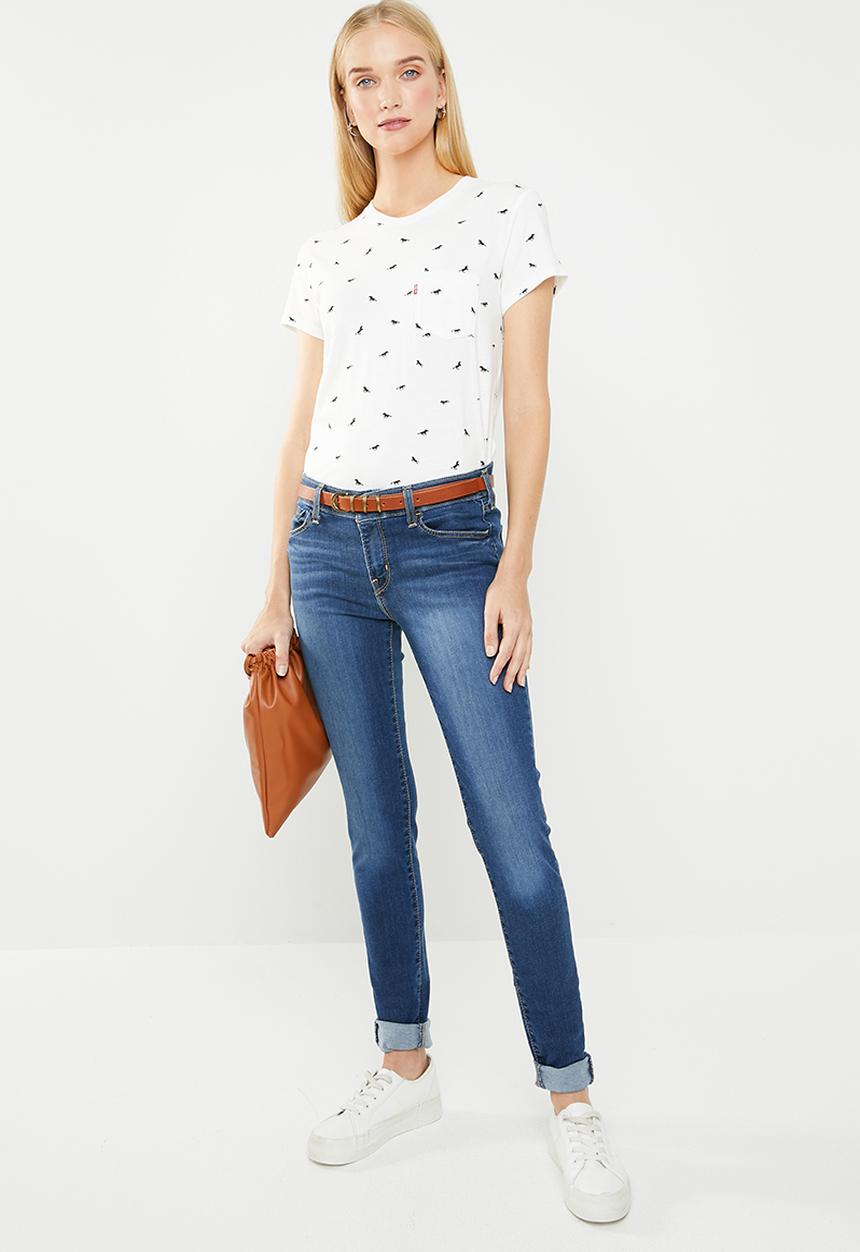 Levi’s® - The perfect crew wild horses - white