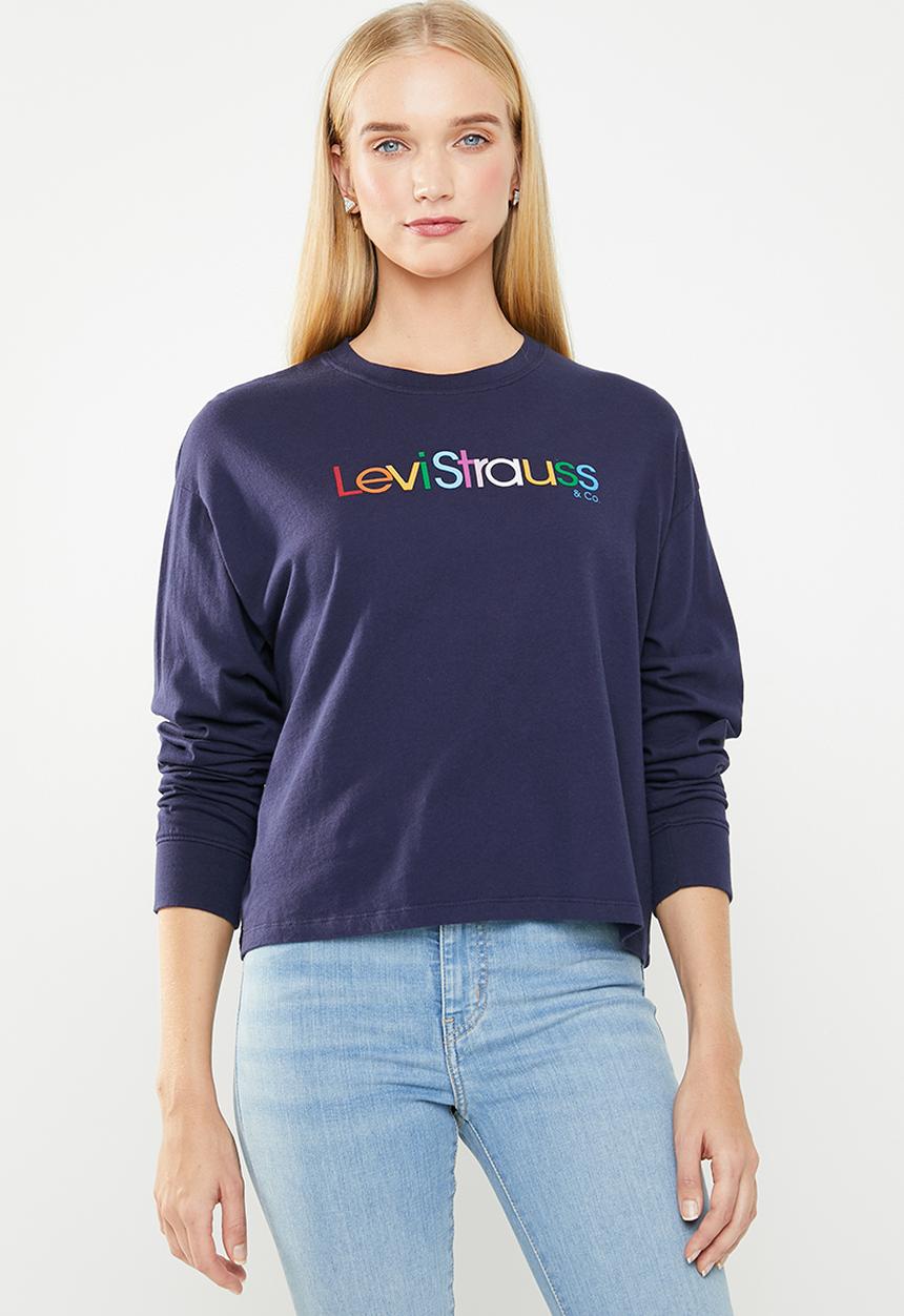 Levi’s® - Graphic long sleeve tee - blue