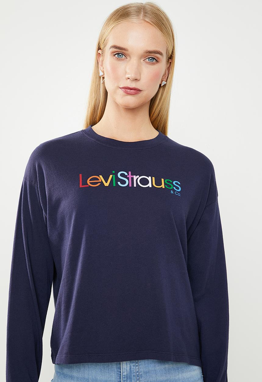 Levi’s® - Graphic long sleeve tee - blue