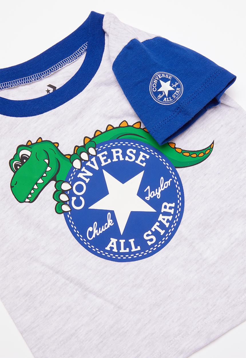 Converse - Cnvb conasaur short set - blue & grey