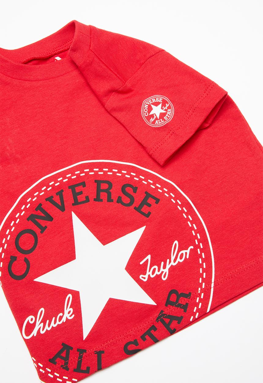 Converse - Cnvb ovrsd chuck patch short - red & black