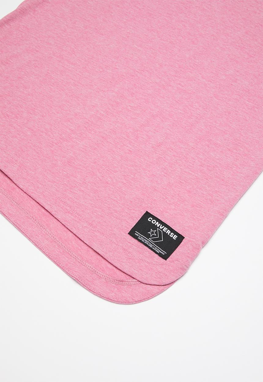 Converse - Yarn dye jersey dress - pink