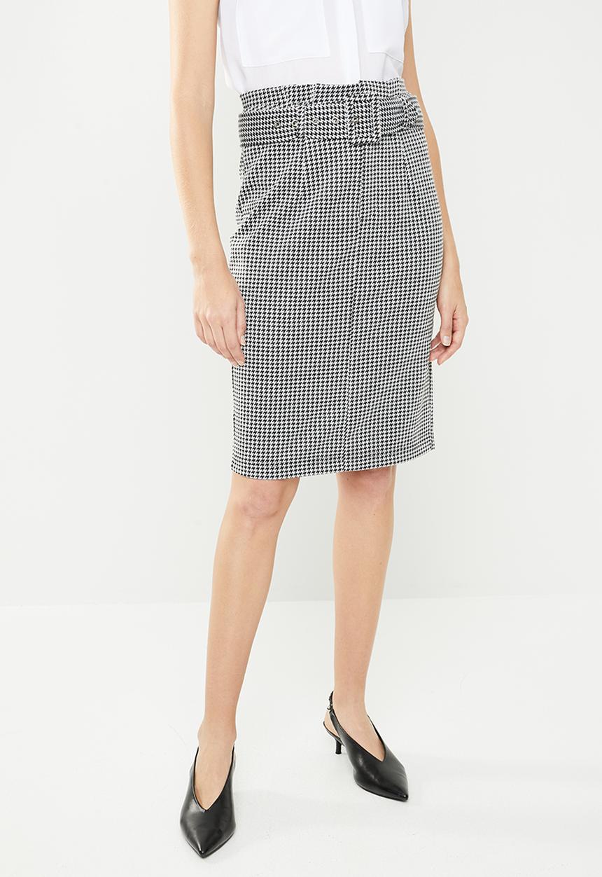 Vero Moda - Forever pencil skirt - black &  white