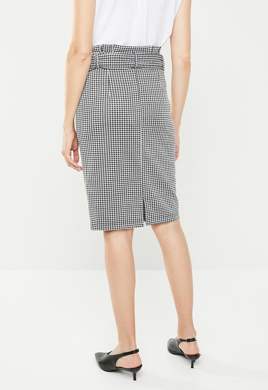 Vero Moda - Forever pencil skirt - black &  white