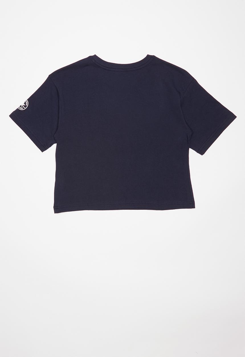 Converse - Converse girls all star cross body box T-shirt - navy