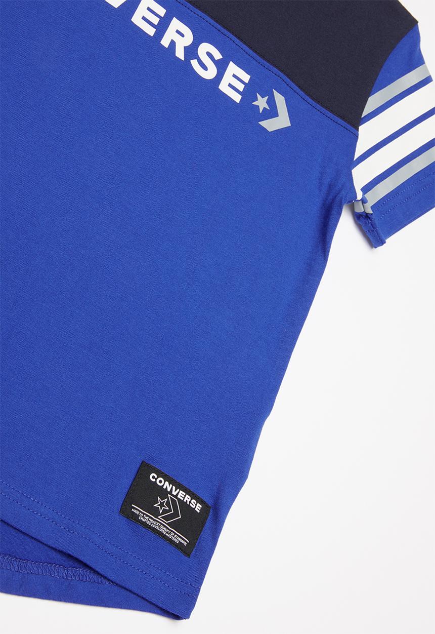 Converse - Converse boys retro sport tee - blue