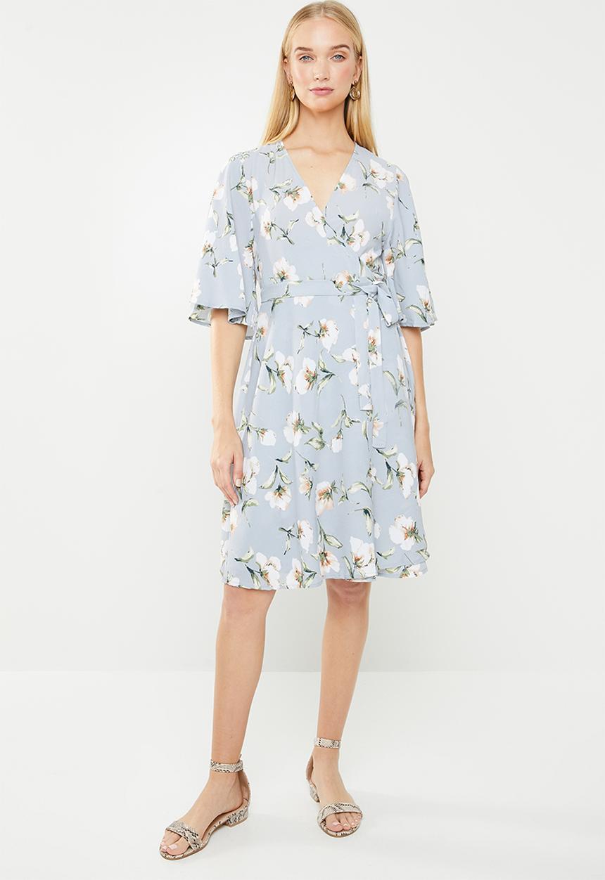 Revenge - Floral wrap dress - multi