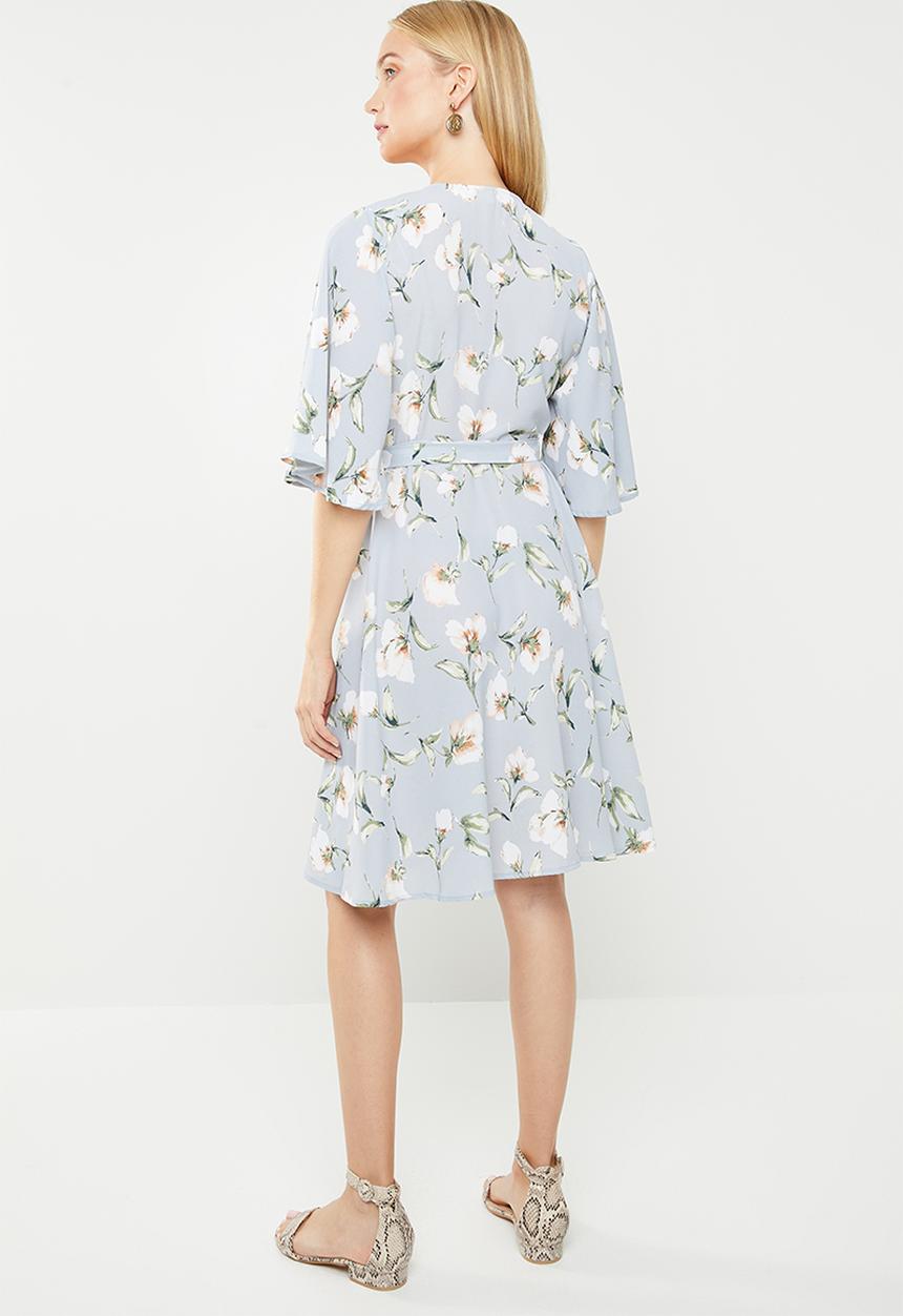 Revenge - Floral wrap dress - multi