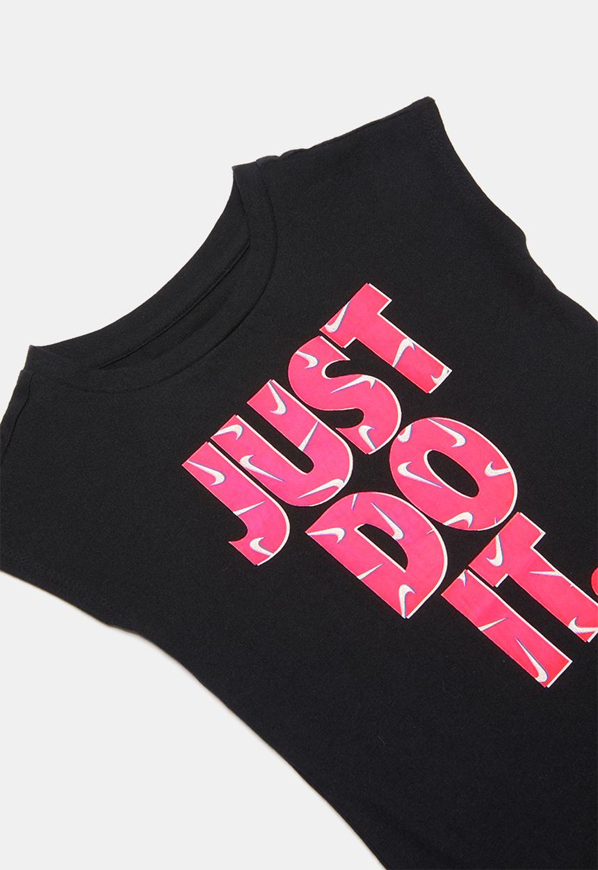 Nike - Nike girls swooshfetti short sleeve tee - black