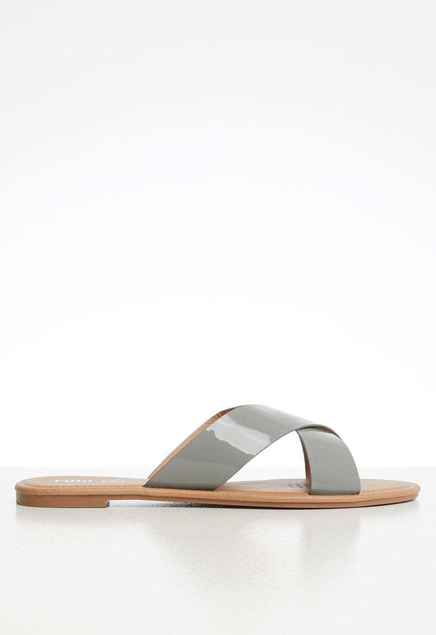 Cotton On - Everyday scarlett xover slide - grey