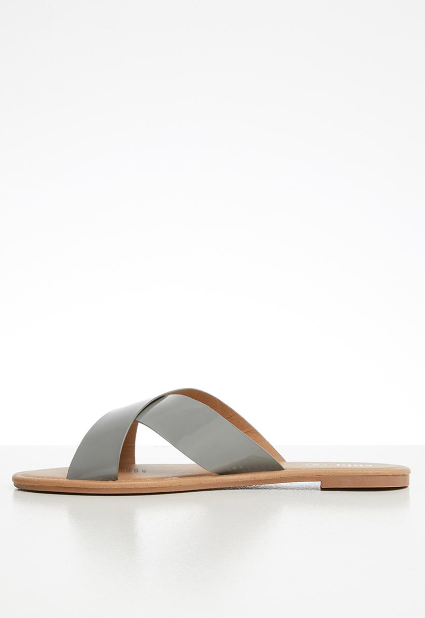 Cotton On - Everyday scarlett xover slide - grey