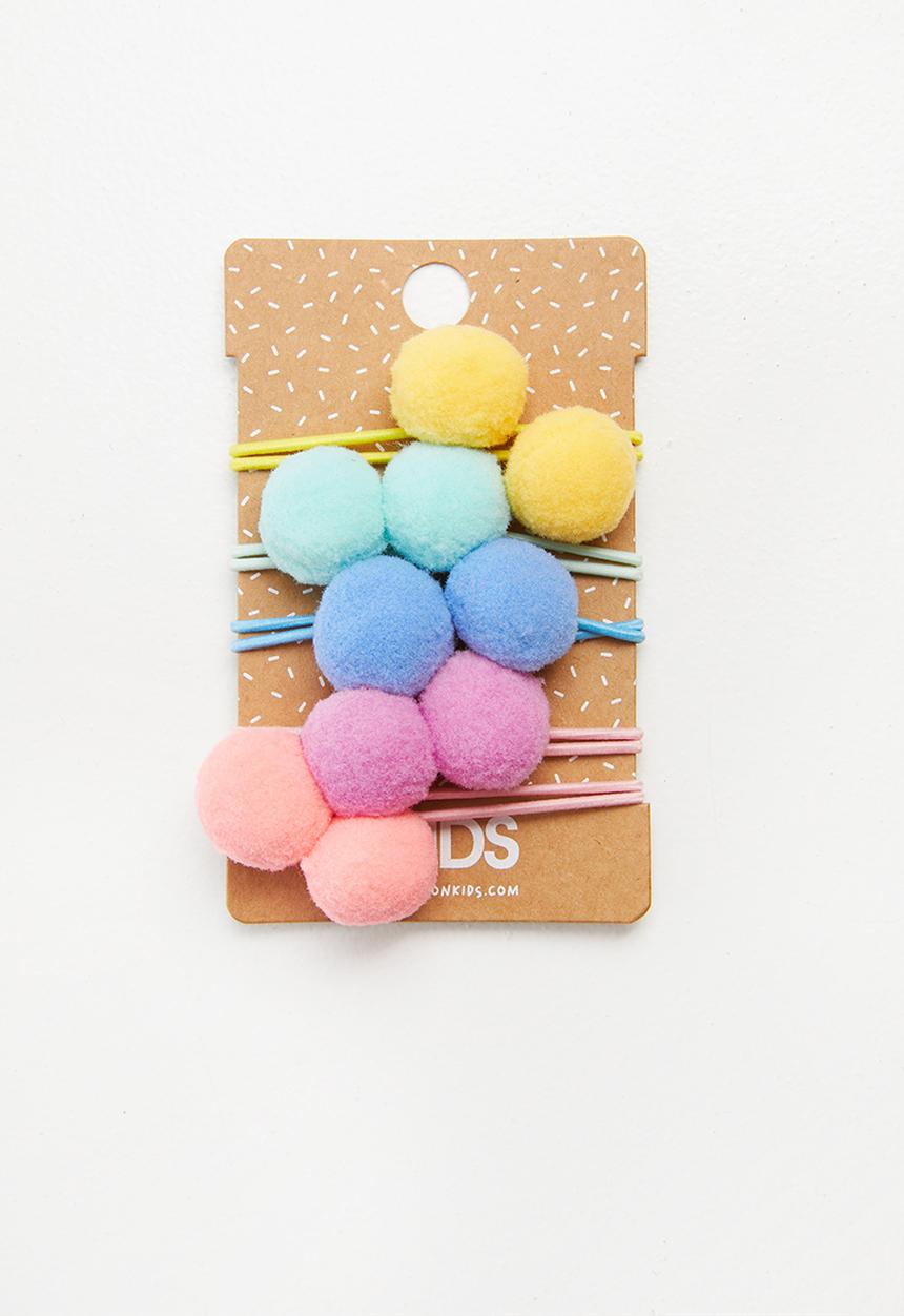 Cotton On - Knot messy hairties - multi