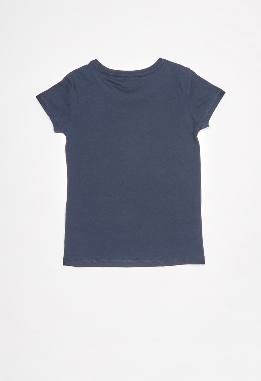 GUESS - Girls short sleeve core triangle tee - blue