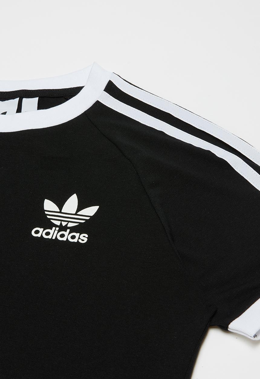 adidas Originals - 3 stripes tee - black & white