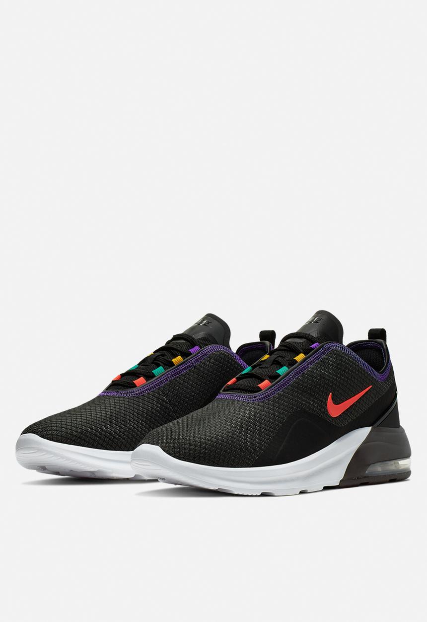 Nike - Air Max motion 2 - black/flash crimson-university gold