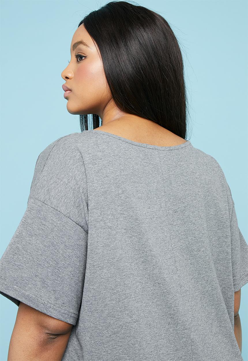 Superbalist - Boxy tee dress - grey